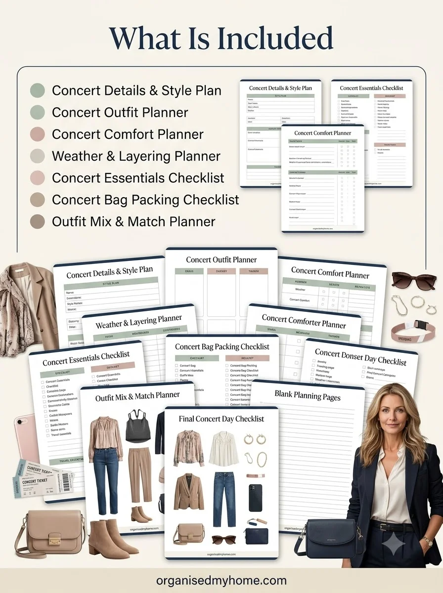 Concert Outfit Planner & Checklist - Image 2