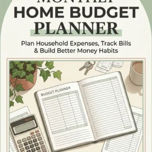 Free ADHD Cleaning Planner Printable PDF