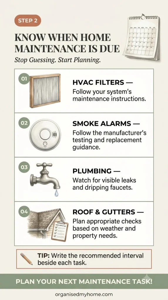 Home Maintenance Checklist