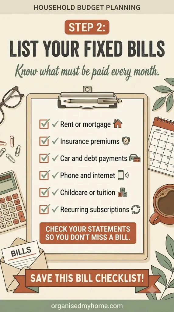 Monthly Home Budget Planner